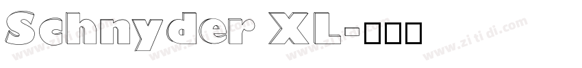 Schnyder XL字体转换